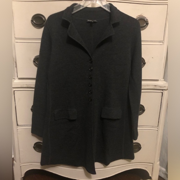 Eileen Fisher Sweaters - Eileen Fisher Wool Sweater Coat MP